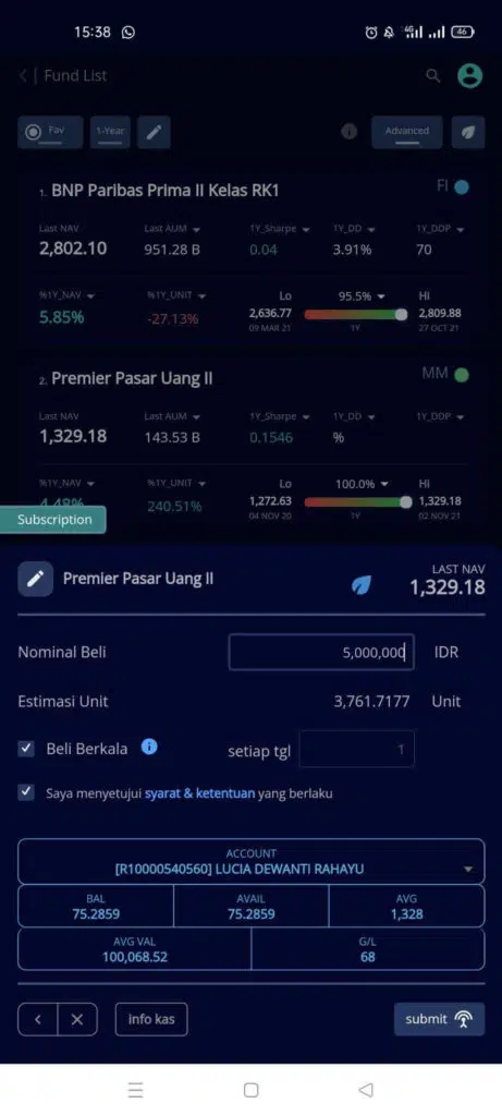IPOT Indopremier Sekuritas Saham