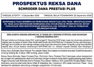 Prospektus Reksadana Saham