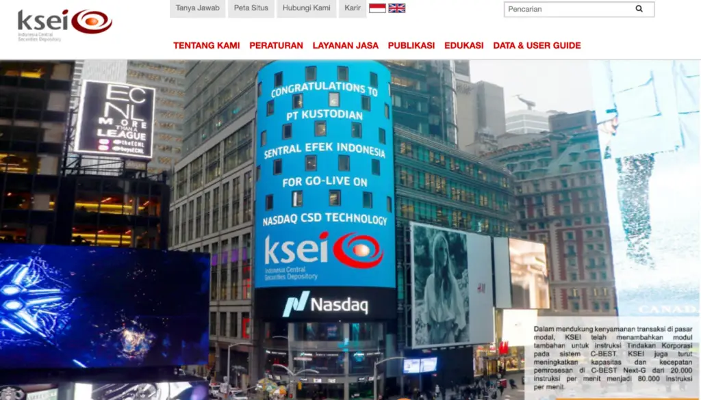 KSEI - Kustodian Sentral Efek Indonesia 