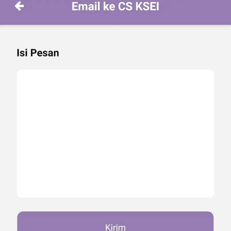 Kontak CS di Aplikasi