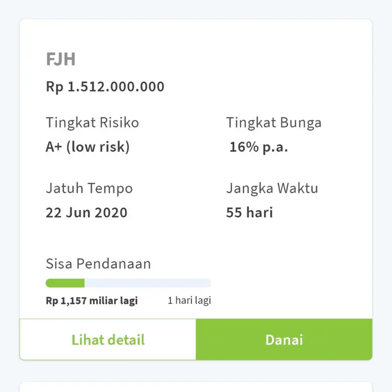 pilih pinjaman p2p