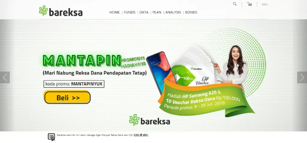 Supermarket Reksadana Bareksa