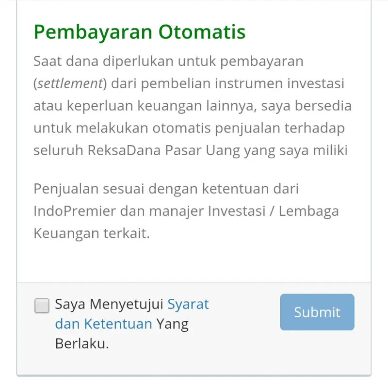 Pembayaran Otomatis
