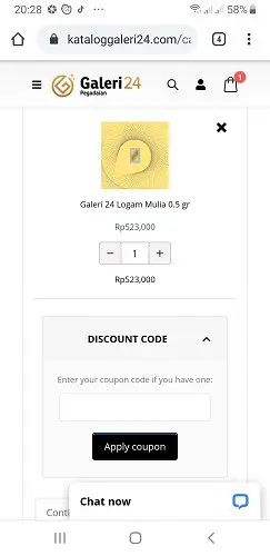 Diskon Pembelian Logam Mulia