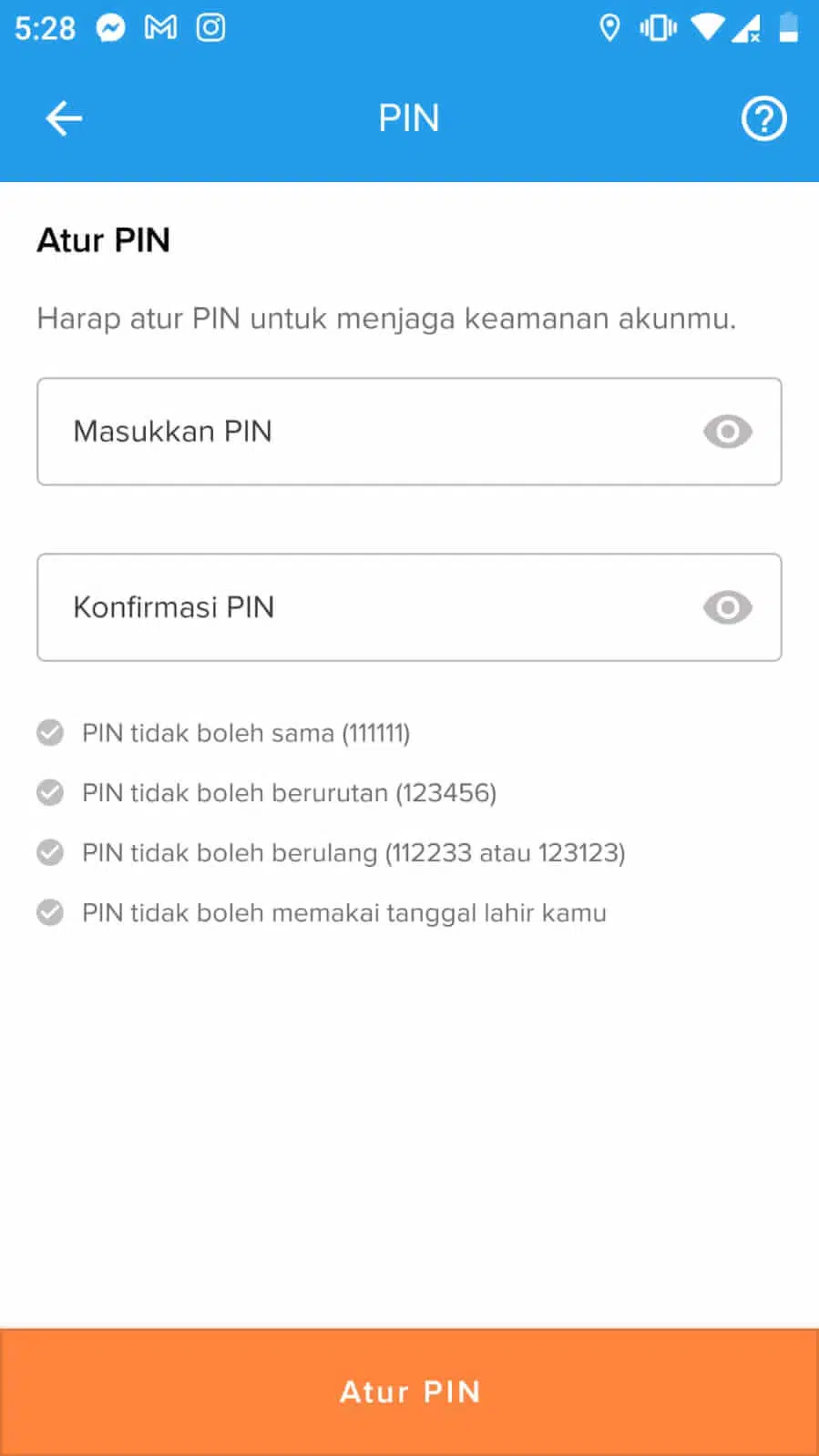Pembuatan PIN