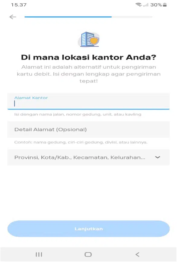 Alamat Kantor Tempat Kerja