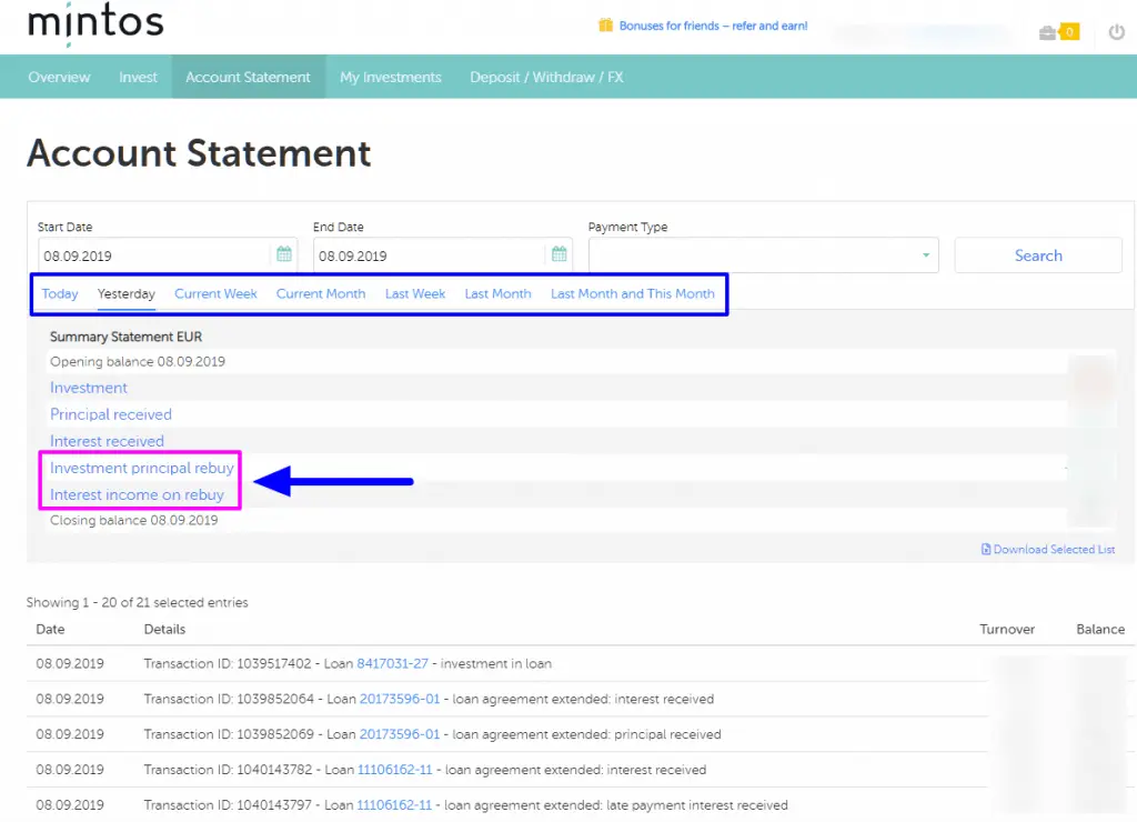 Account Statement Mencatat Mutasi Dana Setiap Hari