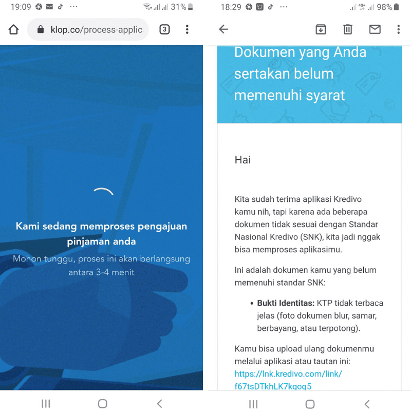 Pengajuan Dana Tunai Kredivo