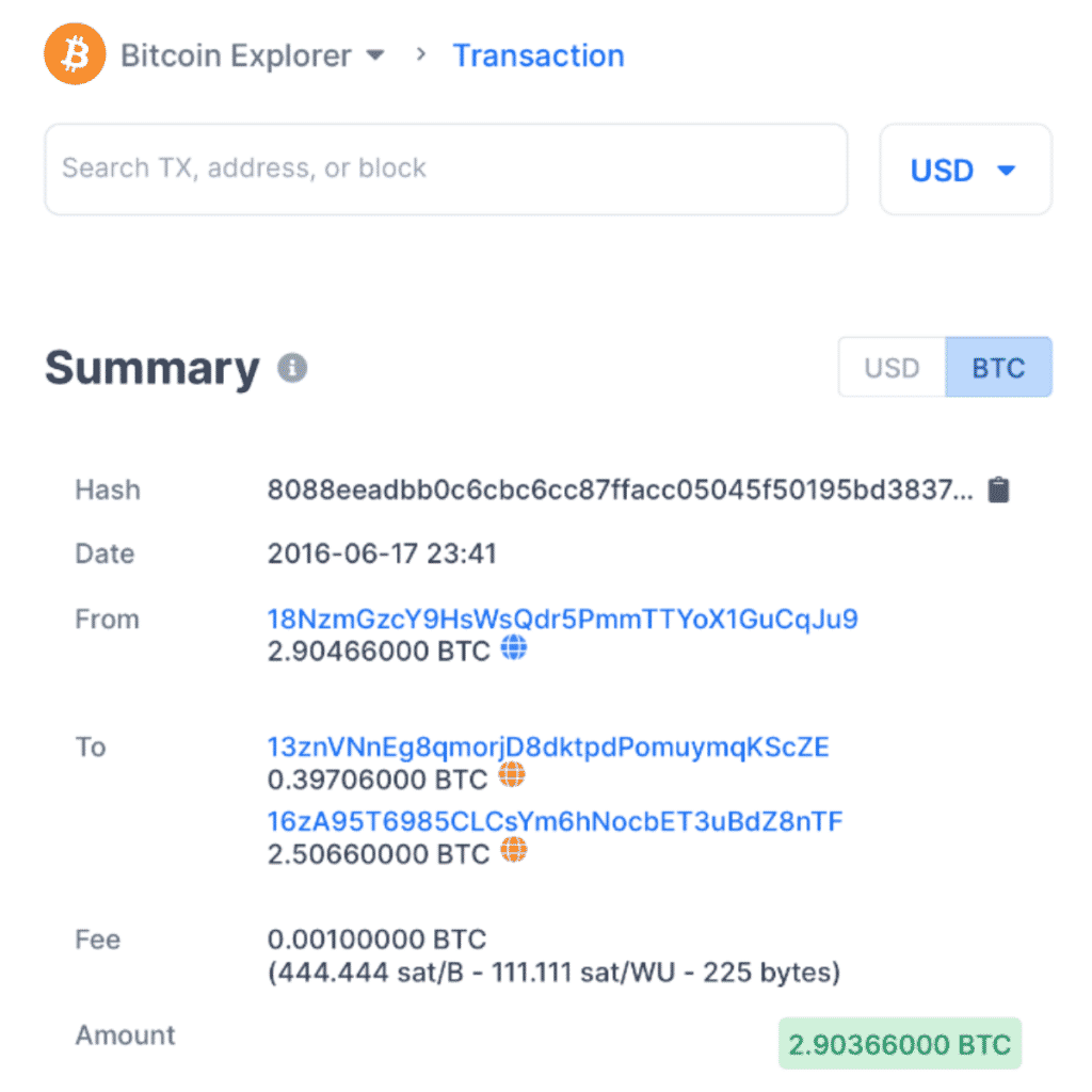 Pengecekan Transaksi Bitcoin di Blokchain