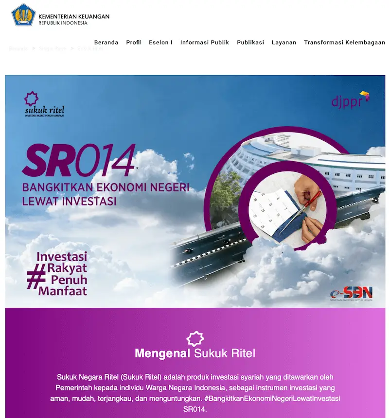 SUKUK Obligasi Syariah Pemerintah