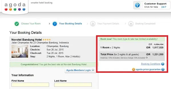 Pesan Hotel Online Agoda