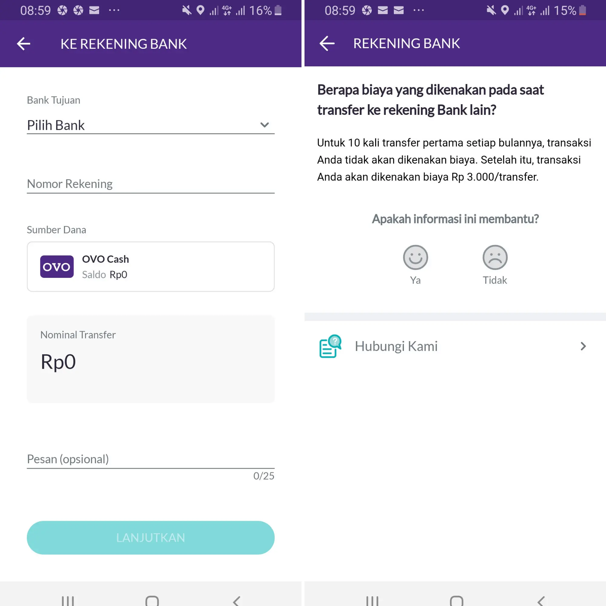 OVO Transfer Gratis 10 Trx Pertama