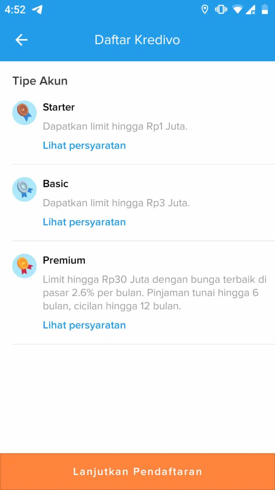Daftar Akun