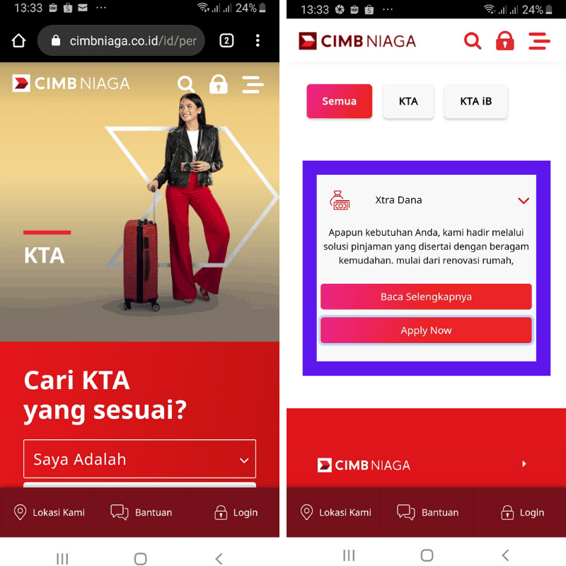 KTA X-Tra Dana Cimb Niaga