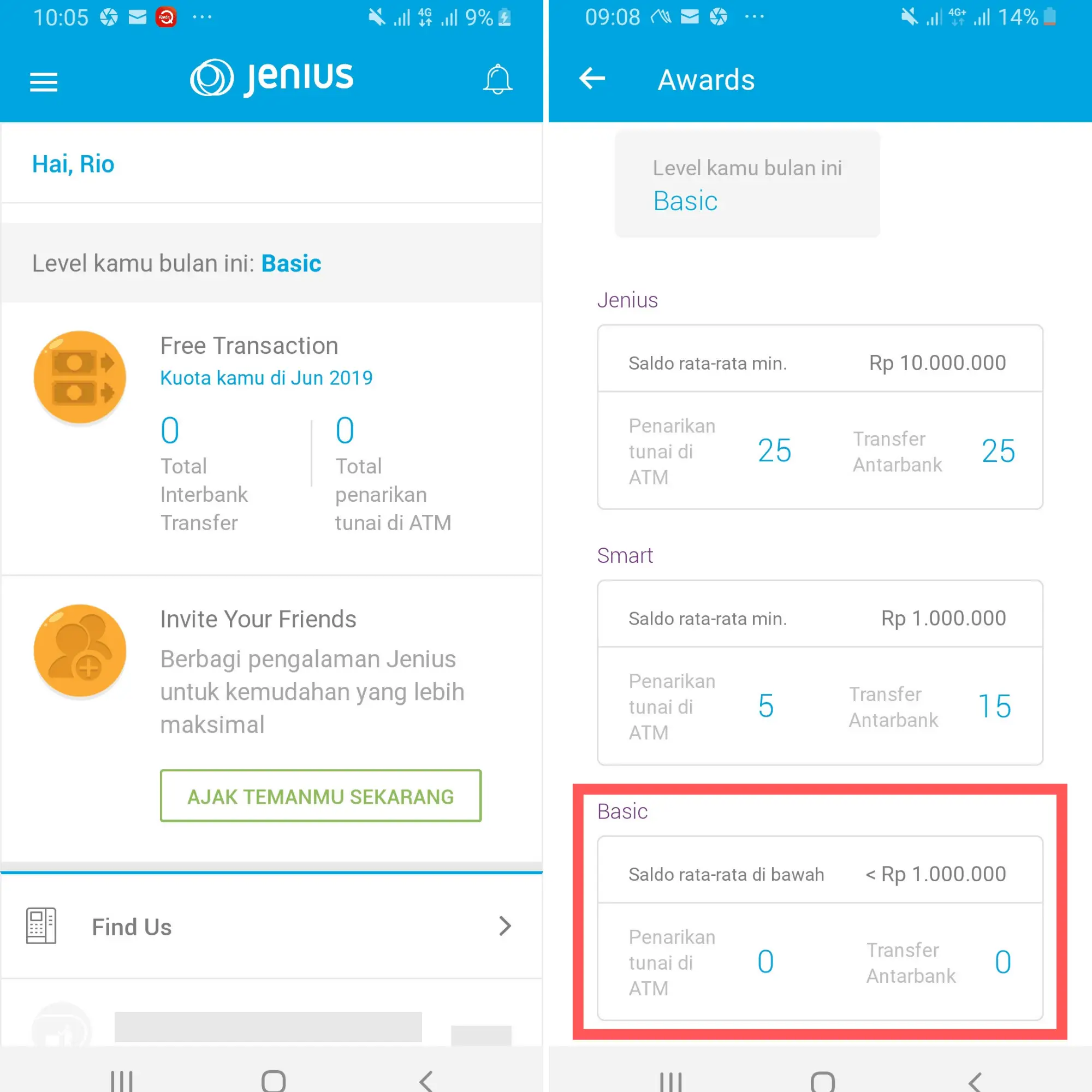 Jenius Transfer Antarbank