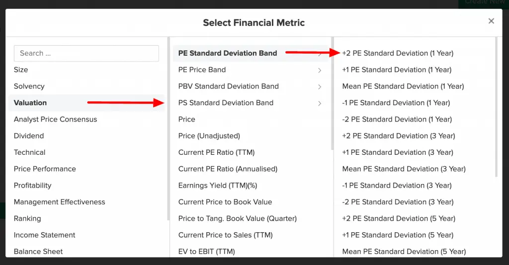 Kriteria Stock Screener