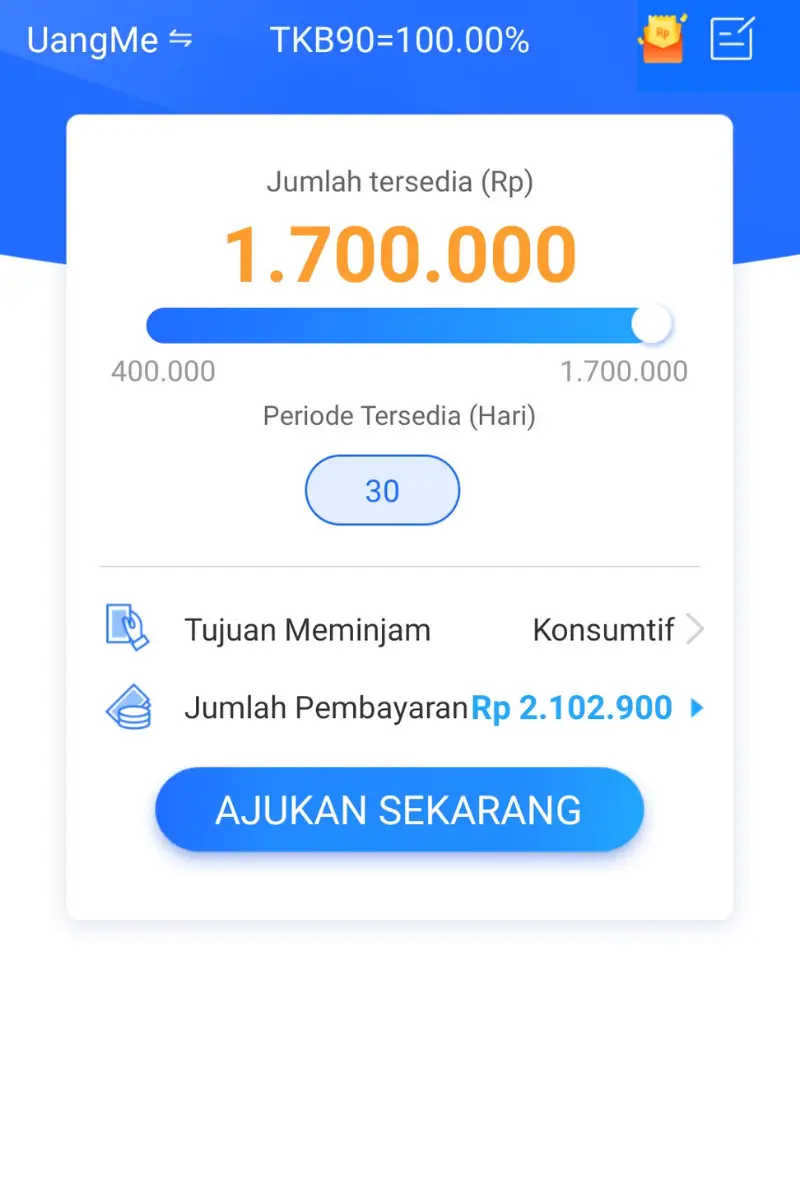 Tentukan Plafon & Tenor Kredit