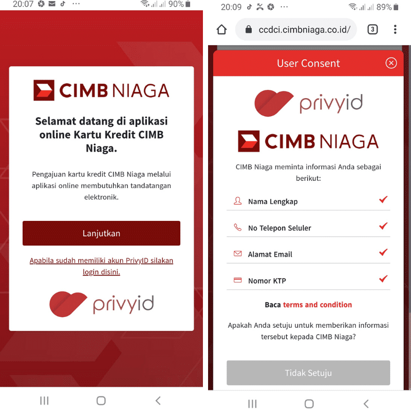 Apply Online Kartu Kredit Cimb Niaga