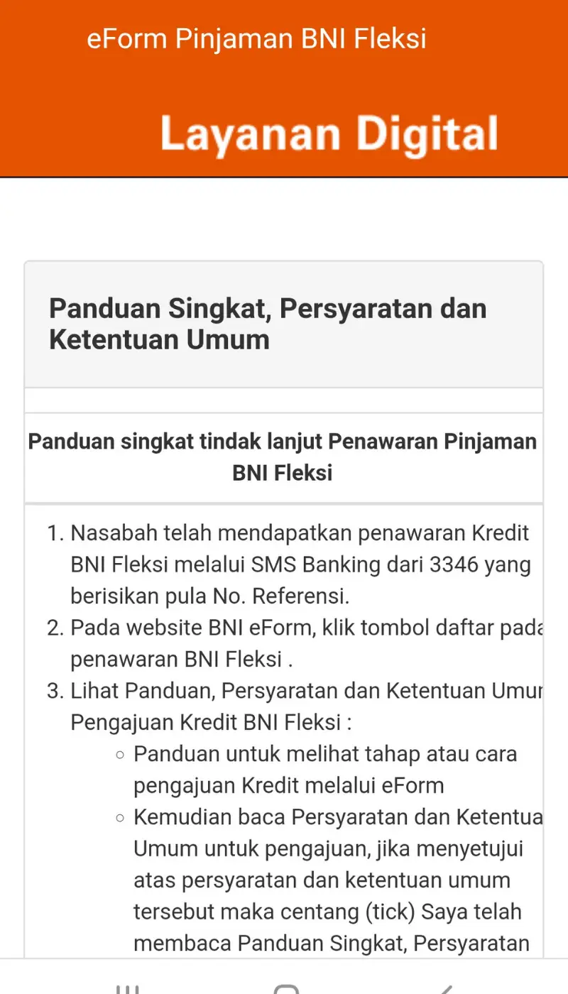 Syarat & Ketentuan kta BNI