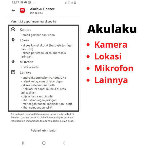 Data Pribadi Akulaku Pinjaman Online