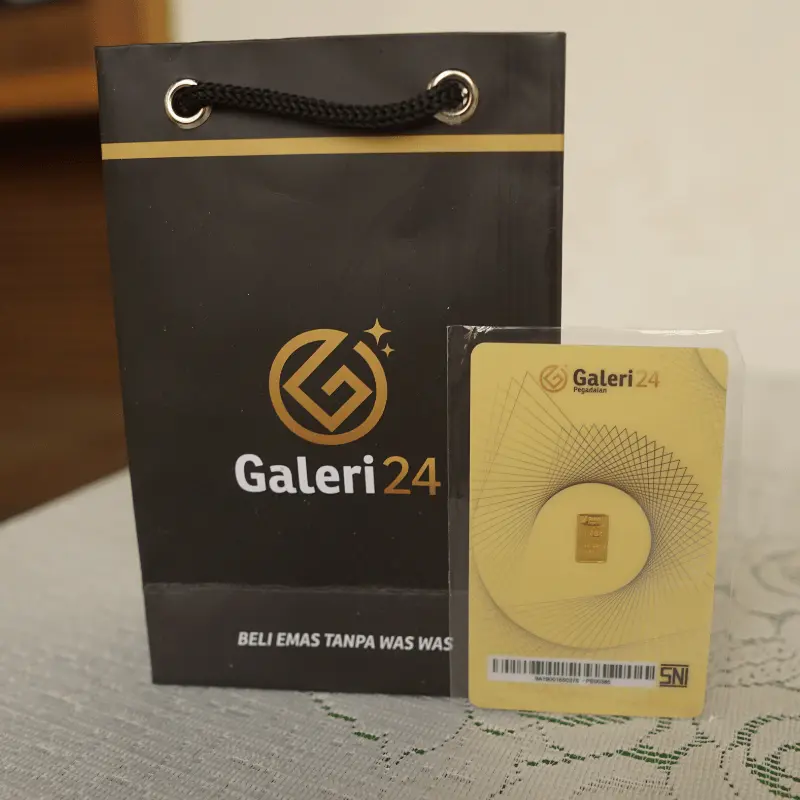 Logam Mulia 0,5 Gram yang Saya Beli