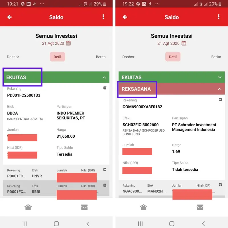Detil Broker Sekuritas