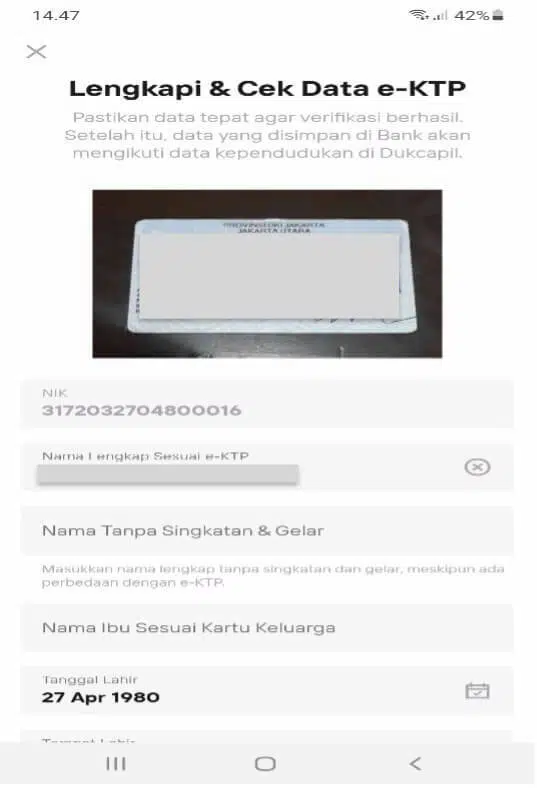 Lengkapi dan Cek Data eKTP