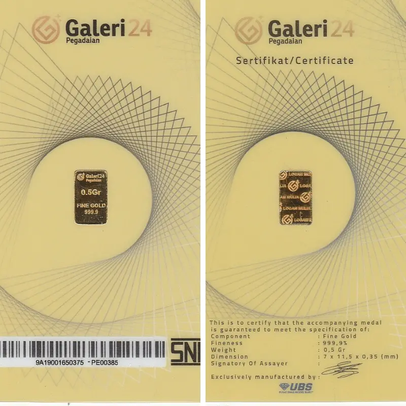 Sertifikat Logam Mulia