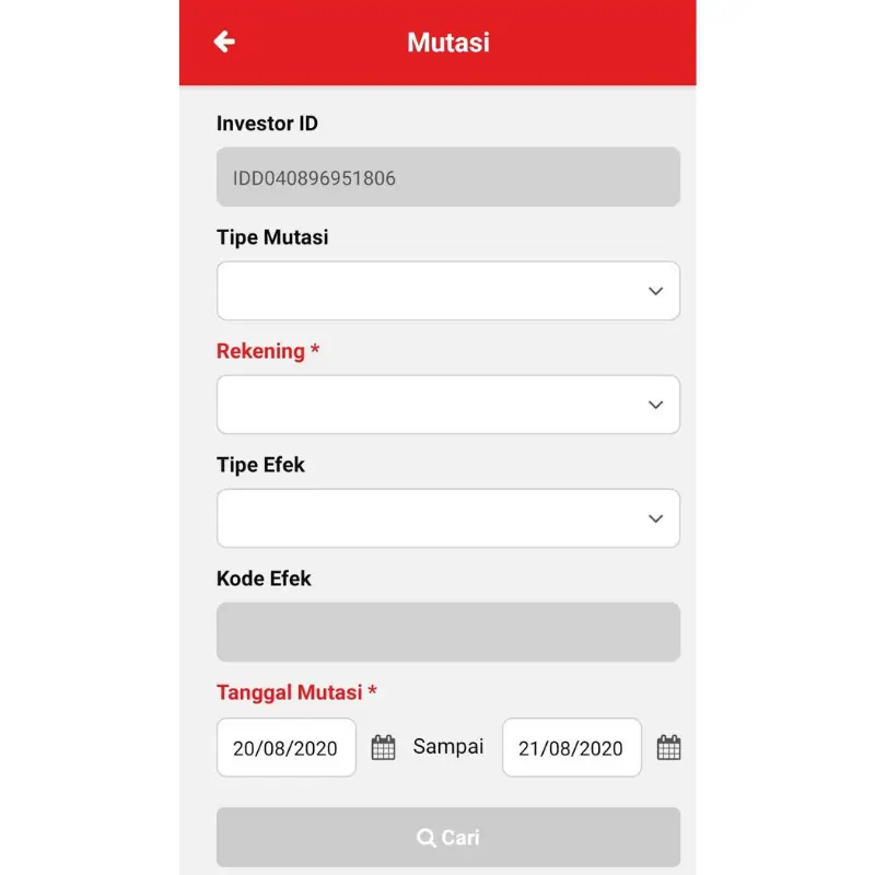 Mutasi Jual Beli Saham