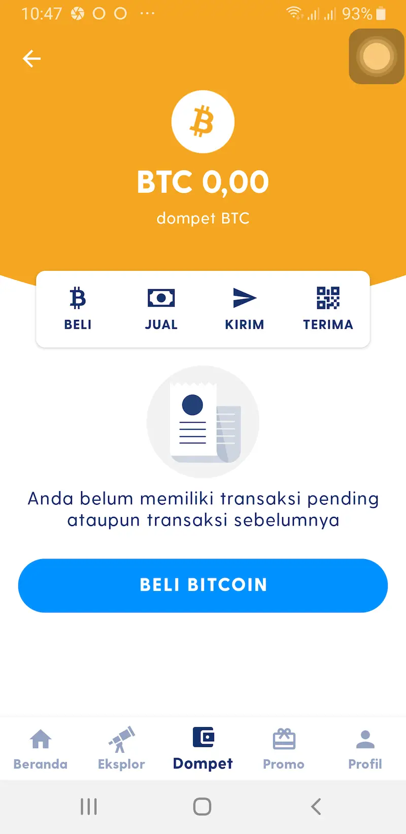 beli, jual, transfer bitcoin