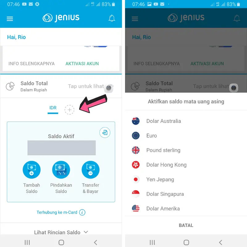  Rekening Valas Jenius 