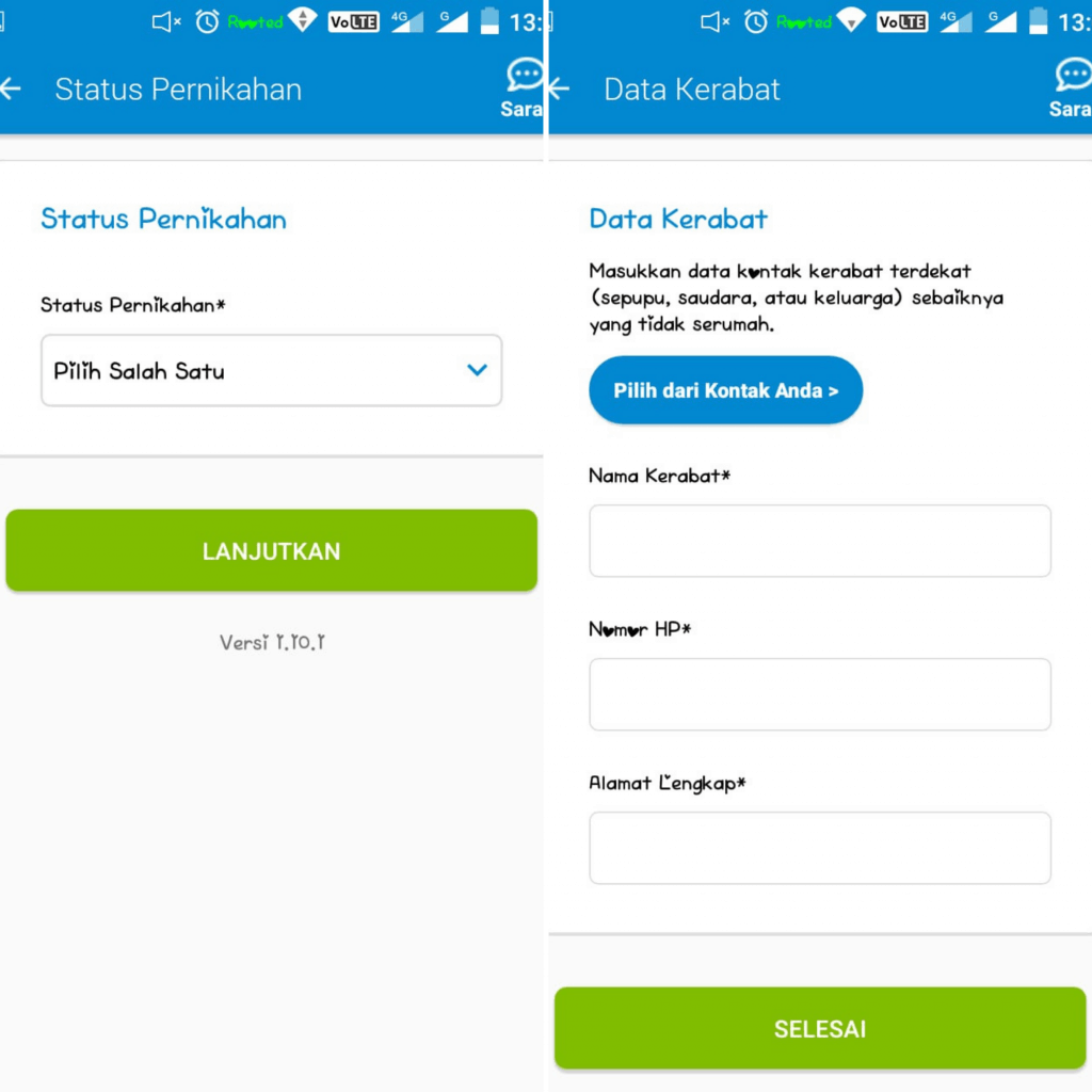 Data Keuangan, No Rekening Bank Aplikasi Julo Pinjaman Online