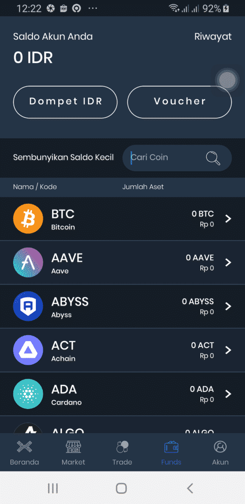 wallet indodax