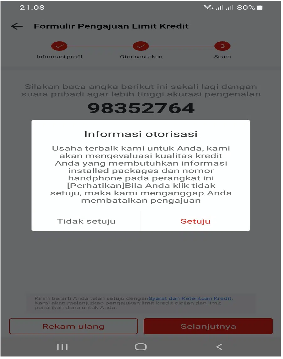 Akses Paket dan Nomor Handphone