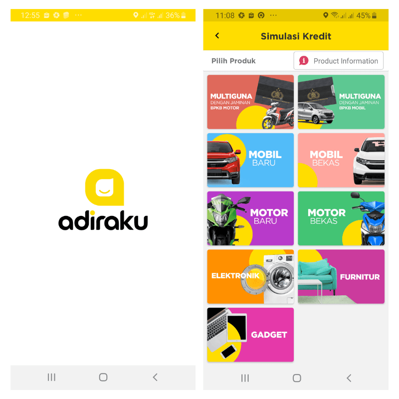 Aplikasi Adiraku Online