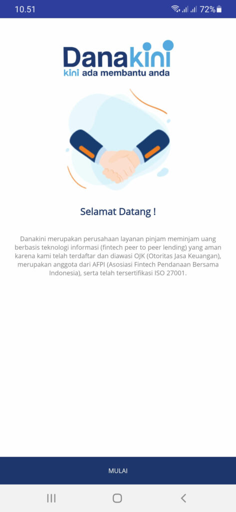 Aplikasi Danakini Pinjaman Online