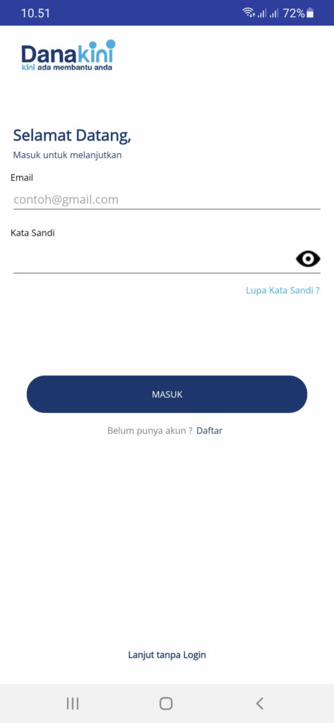 Data Aplikasi Danakini Pinjaman Online
