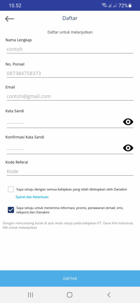 Danakini Pinjaman Online