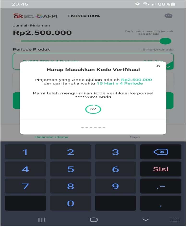 Pencairan Pinjaman di Aplikasi EasyCash
