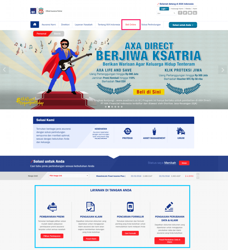 Asuransi AXA - Beli Asuransi Online 