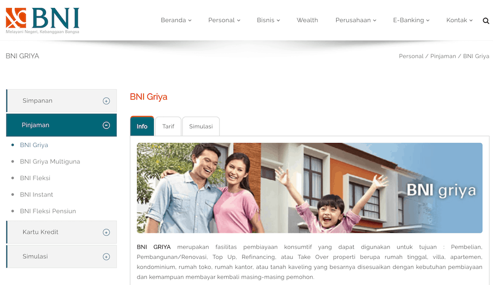 BNI Griya Pinjaman