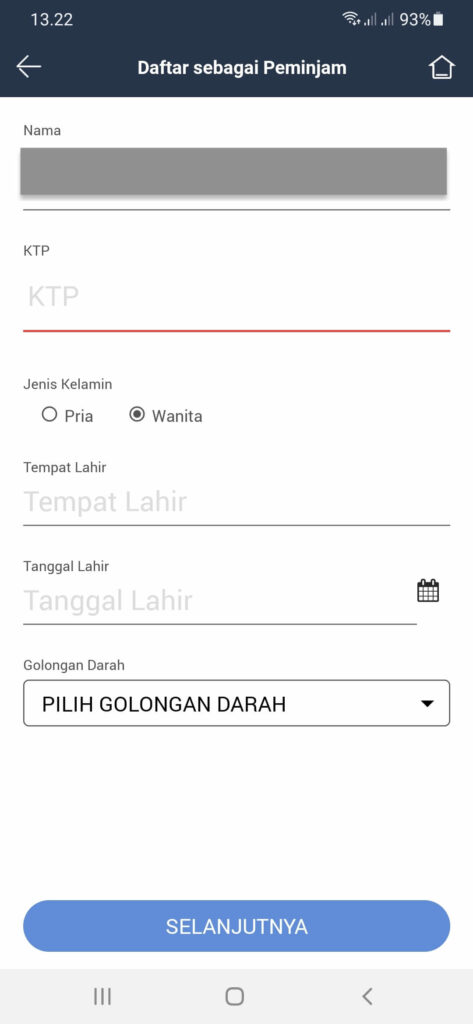 Data Pribadi Danamas Aplikasi Dana Tunai