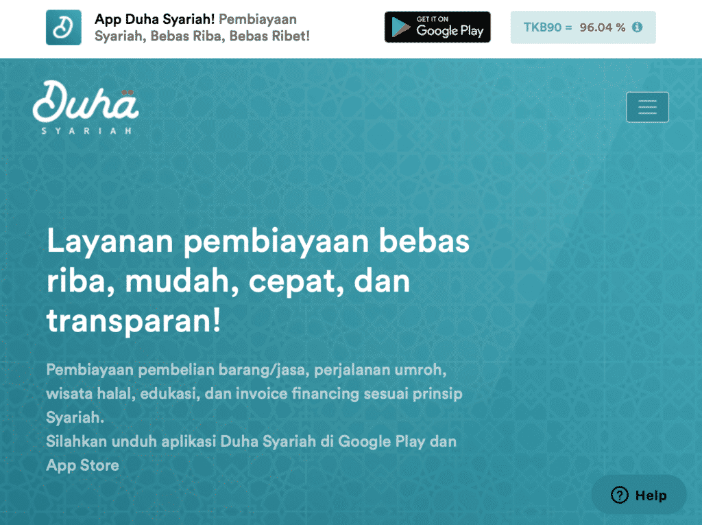 Duha Syariah P2P Fintech