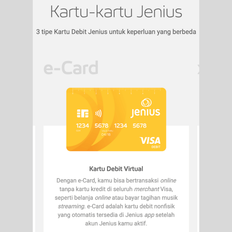 Jenius Kartu Kredit Online