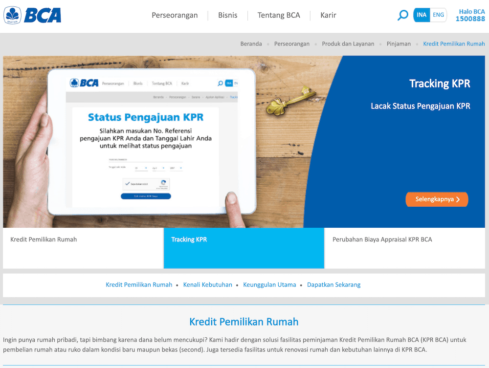 KPR BCA Pinjaman Rumah