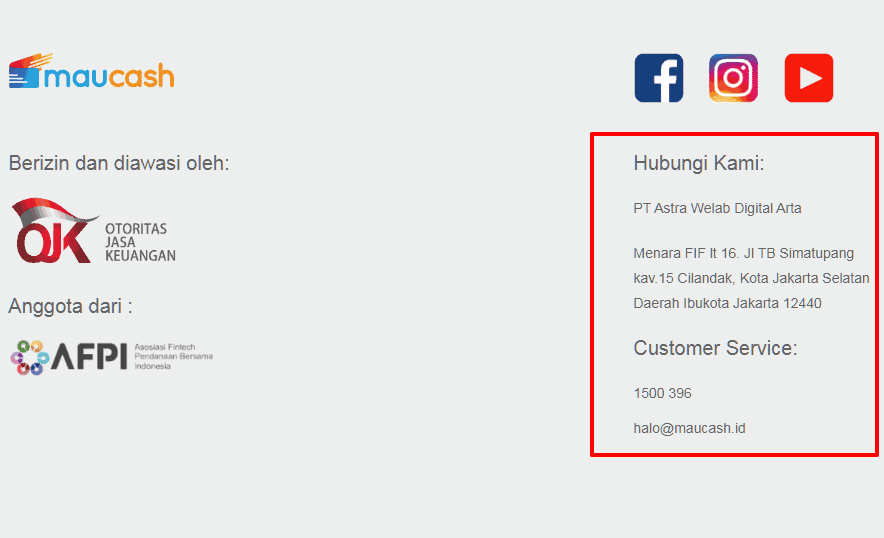Kontak Layanan Konsumen Jelas dan Lengkap
