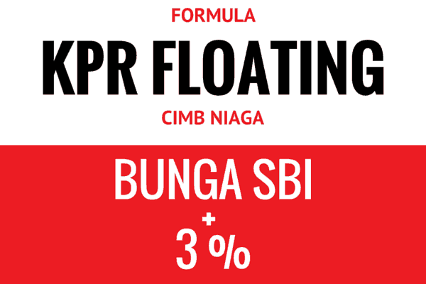Formula Suku Bunga KPR Floating Bank CIMB Niaga