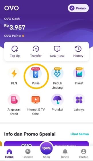 OVO Pulsa