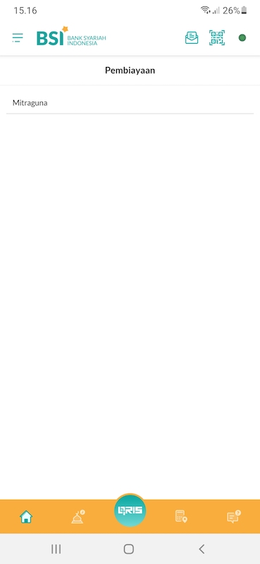 Pembiayaan yang difasilitasi dalam aplikasi BSI Mobile adalah pembiayaan Mitraguna. Sebelum memutuskan untuk memilih pembiayaan Mitraguna, nasabah dapat terlebih dahulu mengisi beberapa data sebagai simulasi kewajiban.