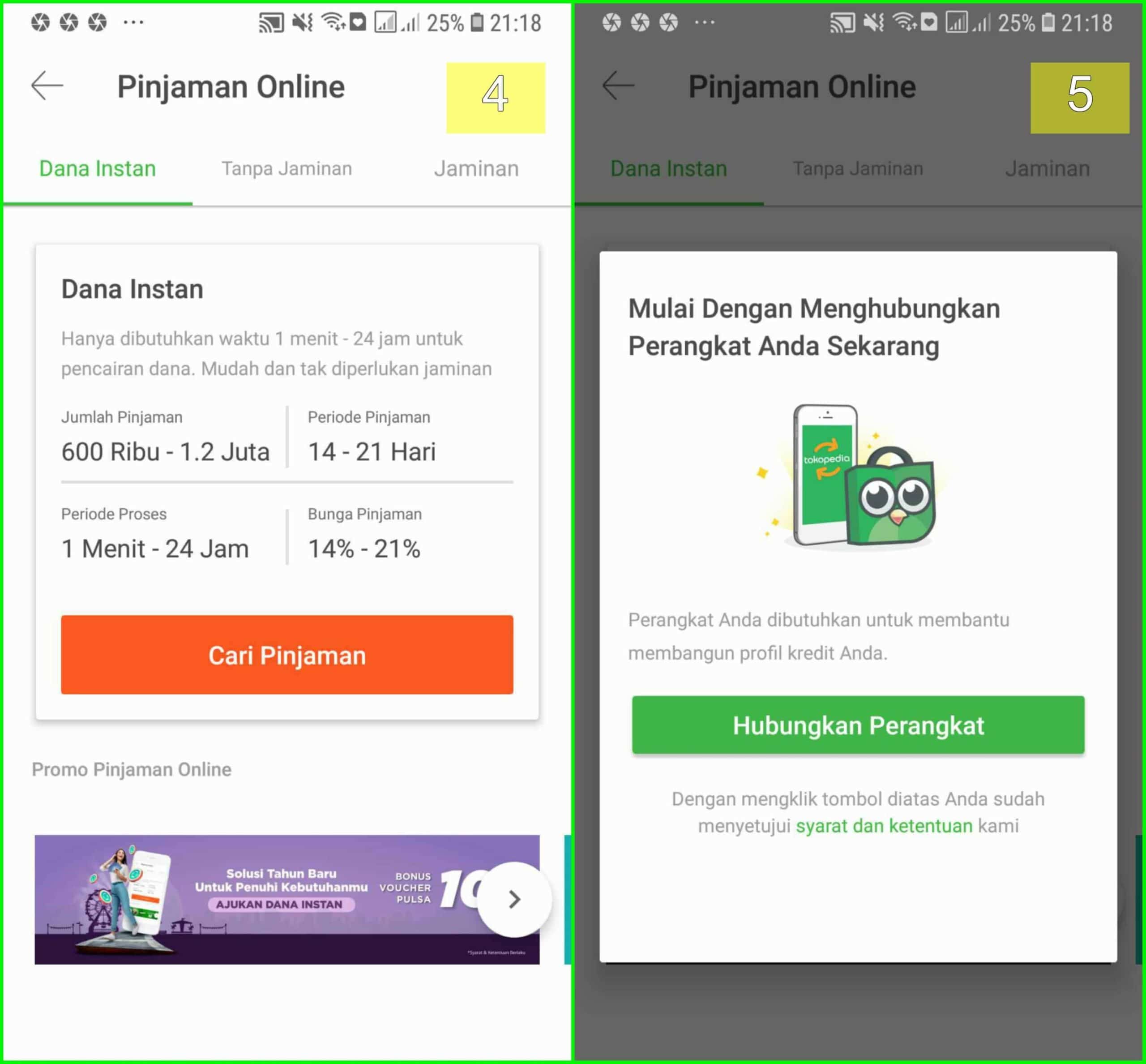 Pinjaman Dana Tunai Tokopedia